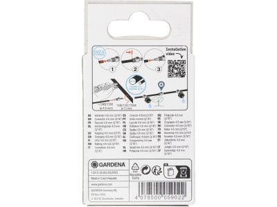 Gardena Micro-Drip-System Verbinder 4,6 mm   4,6 mm (3/16'') Bewässerung 13213-20