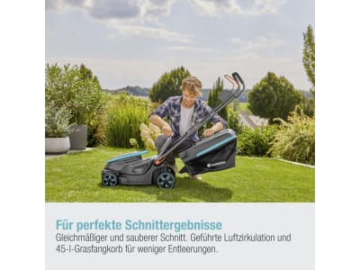 Gardena Akku-Rasenmäher PowerMax 37/36V P4A solo Akku-Laufzeit für bis zu 500 m² Rasenfläche Gardena Akku-Rasenmäher PowerMax 37/36V P4A solo Akku-Laufzeit für bis zu 500 m² Rasenfläche