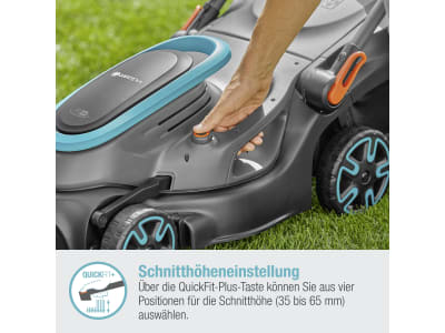 Gardena Akku-Rasenmäher PowerMax 37/36V P4A solo Akku-Laufzeit für bis zu 500 m² Rasenfläche Gardena Akku-Rasenmäher PowerMax 37/36V P4A solo Akku-Laufzeit für bis zu 500 m² Rasenfläche