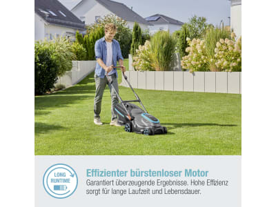 Gardena Akku-Rasenmäher PowerMax 37/36V P4A solo Akku-Laufzeit für bis zu 500 m² Rasenfläche Gardena Akku-Rasenmäher PowerMax 37/36V P4A solo Akku-Laufzeit für bis zu 500 m² Rasenfläche