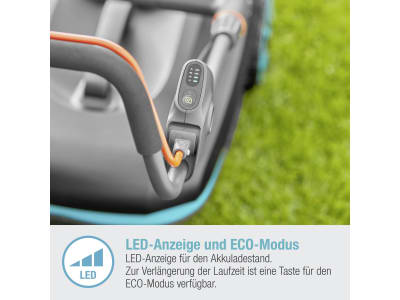 Gardena Akku-Rasenmäher PowerMax 37/36V P4A solo Akku-Laufzeit für bis zu 500 m² Rasenfläche Gardena Akku-Rasenmäher PowerMax 37/36V P4A solo Akku-Laufzeit für bis zu 500 m² Rasenfläche