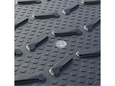 Kraiburg Gummimatte "Monta" L x B x S: 200 x 130 x 2,4 cm, für steile Wegstrecken über 6 % Gefälle/Steigung