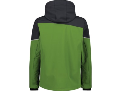 Fendt Softshelljacke für Herren grün; schwarz; silver; rot, mit abnehmbarer Kapuze, Fleece innen, Seitentaschen, Fendt-Logo, von CMP Fendt Softshelljacke für Herren grün; schwarz; silver; rot, mit abnehmbarer Kapuze, Fleece innen, Seitentaschen, Fendt-Logo, von CMP