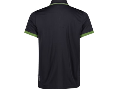 Fendt Poloshirt für Herren schwarz; grün, Fendt-Logo seitlich am Ärmel, von CMP