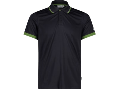 Fendt Poloshirt für Herren Gr. L schwarz; grün, Fendt-Logo seitlich am Ärmel, von CMP, X991022028000