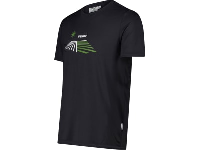 Fendt T-Shirt für Herren schwarz, Frontdruck mit Fendt-Logo vorn, von CMP