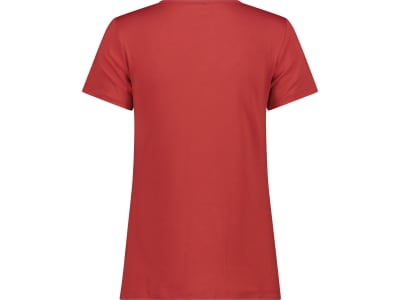 Fendt T-Shirt für Damen rot; weiß, Frontdruck mit Fendt-Logo vorn, von CMP Fendt T-Shirt für Damen rot; weiß, Frontdruck mit Fendt-Logo vorn, von CMP