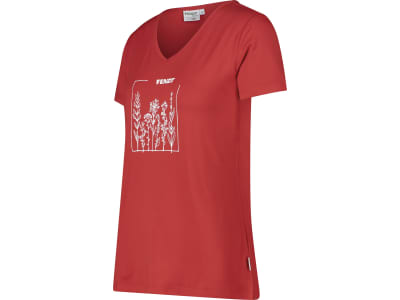 Fendt T-Shirt für Damen rot; weiß, Frontdruck mit Fendt-Logo vorn, von CMP