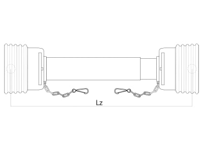 Gelenkwellenschutz "Gardloc" für Bondioli 1 – 4, Walterscheid 2100, 2200, 2300 (ov/1)