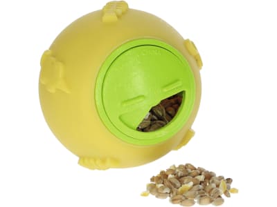 KERBL Futterspielball "Snackball" für Hühner, gelb, 3 individuelle Öffnungsweiten, 73158 KERBL Futterspielball "Snackball" für Hühner, gelb, 3 individuelle Öffnungsweiten, 73158