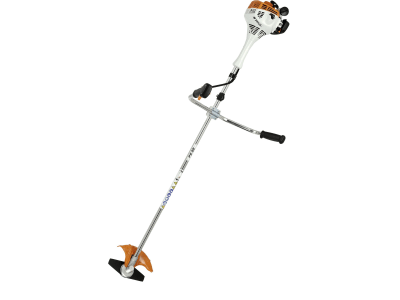 STIHL Benzin-Motorsense "FS 55" 0,75 kW (1,0 PS), mit Grasschneideblatt und Einschulter-Tragegurt, Mod. 2022, ohne Fadenkopf "AutoCut C 26-2", 4140 200 0522