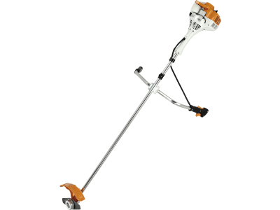 STIHL Benzin-Motorsense "FS 55" 0,75 kW (1,0 PS), mit Grasschneideblatt und Einschulter-Tragegurt, Mod. 2022, ohne Fadenkopf "AutoCut C 26-2", 4140 200 0522