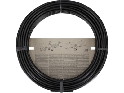 Gardena Micro-Drip-System Ober- und unterirdisches Tropfrohr für Büsche/Hecken   Länge:50 m zur Bewässerung für Pflanzreihen 13504-20