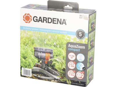 Gardena Viereckregner AquaZoom compact Rasensprenger, Sprinkler Reichweite 3-18m 18708-20 Gardena Viereckregner AquaZoom compact Rasensprenger, Sprinkler Reichweite 3-18m 18708-20