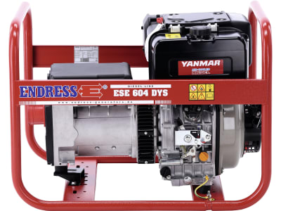 Endress® Diesel-Stromerzeuger "ESE 604 DYS DI" Dauerleistung 230/400 V 3,0 kW/4,5 kW, 5,5 l-Tank, Laufzeit bei 75 % Last 4,0 h, 121 001 Endress® Diesel-Stromerzeuger "ESE 604 DYS DI" Dauerleistung 230/400 V 3,0 kW/4,5 kW, 5,5 l-Tank, Laufzeit bei 75 % Last 4,0 h, 121 001