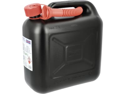 Benzinkanister Kunststoff, mit Auslaufrohr Benzinkanister Kunststoff, mit Auslaufrohr