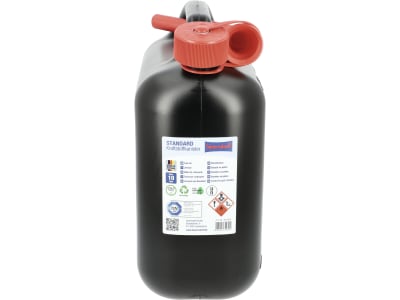 Benzinkanister Kunststoff, mit Auslaufrohr Benzinkanister Kunststoff, mit Auslaufrohr