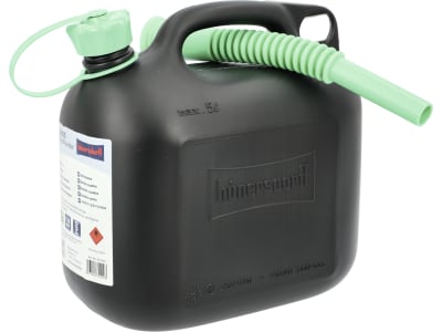 Benzinkanister 5 l Kunststoff, mit Auslaufrohr Benzinkanister 5 l Kunststoff, mit Auslaufrohr