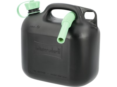 Benzinkanister 5 l Kunststoff, mit Auslaufrohr Benzinkanister 5 l Kunststoff, mit Auslaufrohr