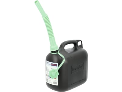 Benzinkanister 5 l Kunststoff, mit Auslaufrohr Benzinkanister 5 l Kunststoff, mit Auslaufrohr
