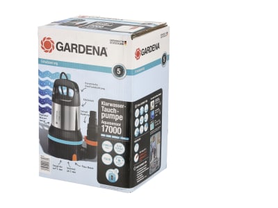 Gardena Klarwasser-Tauchpumpe  aquasensor, Fördermenge 17.000 l/h, Förderhöhe: 9 m, 09036-61 09036-61