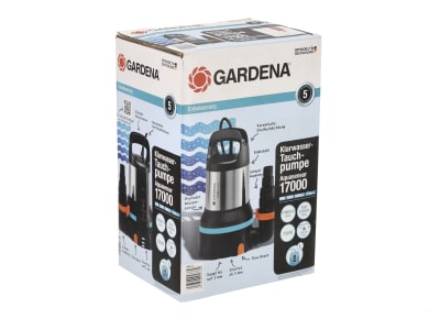 Gardena Klarwasser-Tauchpumpe  aquasensor, Fördermenge 17.000 l/h, Förderhöhe: 9 m, 09036-61 09036-61