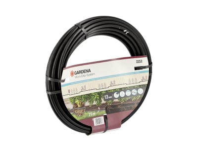 Gardena Micro-Drip-System Ober- und unterirdisches Tropfrohr für Büsche/Hecken   Länge:25 m zur Bewässerung für Pflanzreihen 13503-20