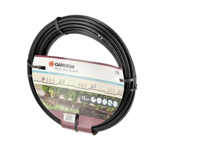 Gardena Micro-Drip-System Ober- und unterirdisches Tropfrohr für Büsche/Hecken   Länge:25 m zur Bewässerung für Pflanzreihen 13503-20