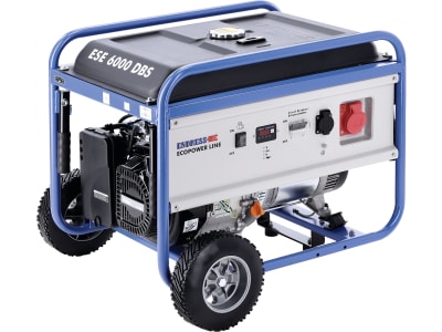 Endress® Benzin-Stromerzeuger "ESE 6000 DBS" Dauerleistung 230/400 V 3,3 kW/5,0 kW, 30 l-Tank, Laufzeit bei 75 % Last 12 h, 240 216 Endress® Benzin-Stromerzeuger "ESE 6000 DBS" Dauerleistung 230/400 V 3,3 kW/5,0 kW, 30 l-Tank, Laufzeit bei 75 % Last 12 h, 240 216