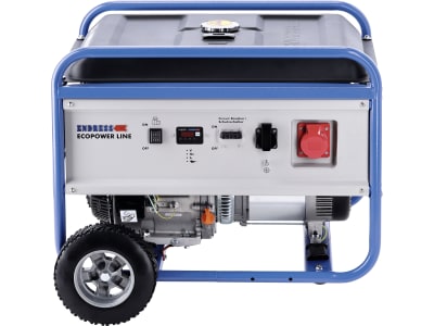 Endress® Benzin-Stromerzeuger "ESE 6000 DBS" Dauerleistung 230/400 V 3,3 kW/5,0 kW, 30 l-Tank, Laufzeit bei 75 % Last 12 h, 240 216 Endress® Benzin-Stromerzeuger "ESE 6000 DBS" Dauerleistung 230/400 V 3,3 kW/5,0 kW, 30 l-Tank, Laufzeit bei 75 % Last 12 h, 240 216