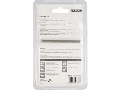 ABUS Profilzylinder E30NP 30/30 Doppelzylinder, Türzylinder, PZ-Schloss 6-Stift-Zylinder mit 5 Schlüsseln