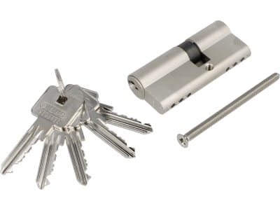 ABUS Profilzylinder E30NP 30/40 Doppelzylinder, Türzylinder, PZ-Schloss 6-Stift-Zylinder mit 5 Schlüsseln