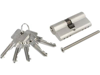 ABUS Profilzylinder E30NP 30/35 Doppelzylinder, Türzylinder, PZ-Schloss 6-Stift-Zylinder mit 5 Schlüsseln