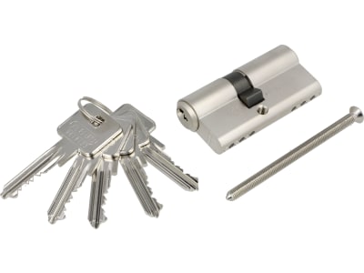 ABUS Profilzylinder E30NP 28/34 Doppelzylinder, Türzylinder, PZ-Schloss 6-Stift-Zylinder mit 5 Schlüsseln