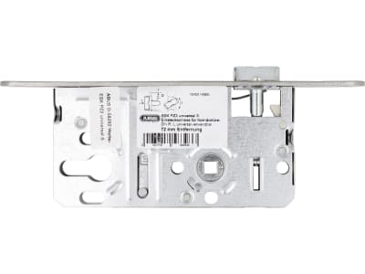 ABUS Einsteckschloss ESK PZ2 universal S PZ-Schloss, Innentürschloss, Wohnungseingangsschloss, Metall Riegel und Falle, ohne Schlüssel