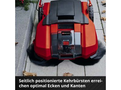 EINHELL Power X-Change Kehrmaschine TE-SW 18/610 Li-Solo - inkl. 2,0 Ah Starter Kit (2,0 Ah Akku + Schnelladegerät)