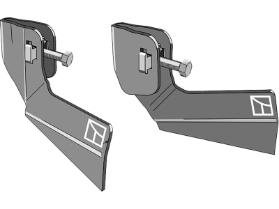 Industriehof® Flachhäufler links/rechts, 140 mm, für Schmotzer Hackmesser bis 240 mm