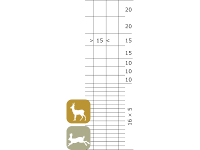 Attinger Wildzaun "180/24/15 L" 180 cm/50 m, 24 Horizontaldrähte, dickverzinkt