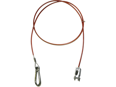 TRAILER POOL Abreißseil 1.050 mm mit Gabel und Bolzen für PKW-Anhänger Bremsgestänge universal, 009 000 659 TRAILER POOL Abreißseil 1.050 mm mit Gabel und Bolzen für PKW-Anhänger Bremsgestänge universal, 009 000 659