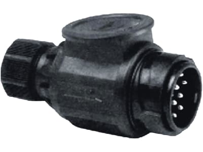 TRAILER POOL Stecker 12 V 13-polig, Bajonettverschluss, Schraubanschluss, Kunststoff, 014 000 102 TRAILER POOL Stecker 12 V 13-polig, Bajonettverschluss, Schraubanschluss, Kunststoff, 014 000 102