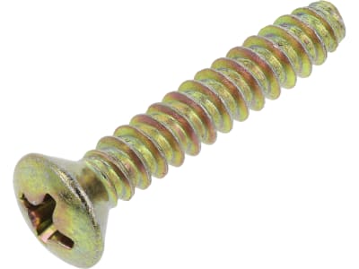 Fendt Blechschraube DIN 7983 4,2 x 25 mm, Stahl, verzinkt gelb, A3L, Linsensenkkopf, X496308901000