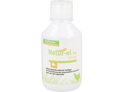 Natur-el Fit Geflügel für Ökobetriebe geeignet, natürliches Abwehrmittel gegen die Rote Vogelmilbe (vormals Mitarom) bei Hühnern 250 ml Flasche Natur-el Fit Geflügel für Ökobetriebe geeignet, natürliches Abwehrmittel gegen die Rote Vogelmilbe (vormals Mitarom) bei Hühnern 250 ml Flasche