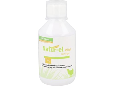 Natur-el Vital Geflügel für Ökobetriebe geeignet, kann den Befall mit Endoparasiten bei Hühnern erschweren (vormals Ascarom) 250 ml Flasche 