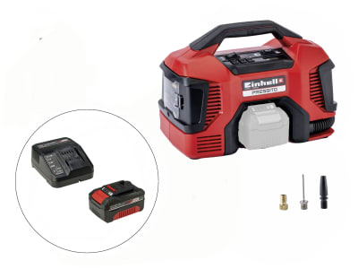 EINHELL Set - Power X-Change Hybrid-Kompressor PRESSITO inkl. 1x 4