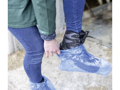 KERBL Einmalüberschuh 0,07 mm mit Gummizug 100 St. KERBL Einmalüberschuh 0,07 mm mit Gummizug 100 St.