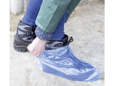 KERBL Einmalüberschuh 0,07 mm mit Gummizug 100 St. KERBL Einmalüberschuh 0,07 mm mit Gummizug 100 St.