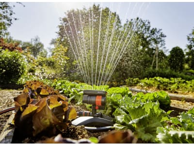 Gardena Viereckregner AquaZoom compact Rasensprenger, Sprinkler Reichweite 3-18m 18708-20 Gardena Viereckregner AquaZoom compact Rasensprenger, Sprinkler Reichweite 3-18m 18708-20