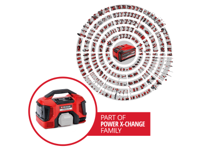 EINHELL Set - Power X-Change Hybrid-Kompressor PRESSITO inkl. 1x 4,0Ah PXC Akku & Ladegerät  