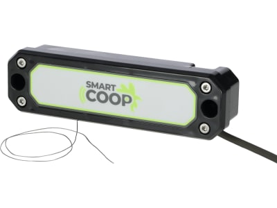 SmartCoop Türöffner mit Seilzug für vertikale Hühnertüren aus Holz, Metall und Kunststoff, 70640