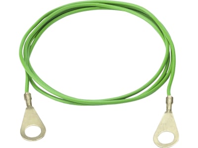 Ako Zaunanschlusskabel 100 cm für Verbindung Weidezaungerät/Erdungsstab, 2 x 8 mm-Öse, grün, 44604/011 Ako Zaunanschlusskabel 100 cm für Verbindung Weidezaungerät/Erdungsstab, 2 x 8 mm-Öse, grün, 44604/011